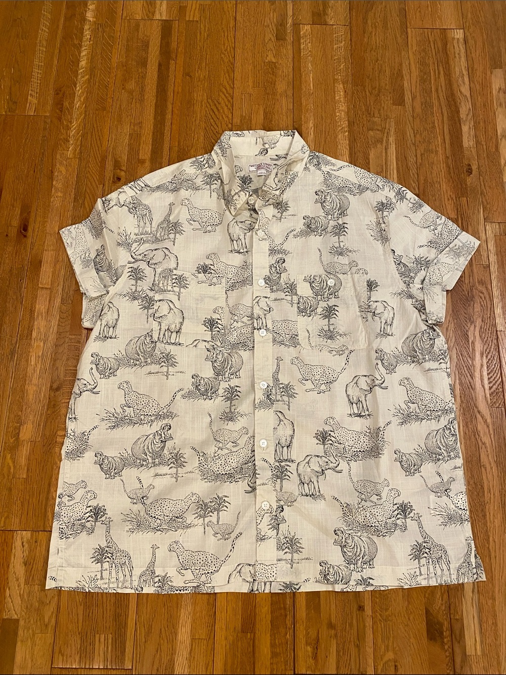 Wallace & Barbes Safari Button Down Sz XXL